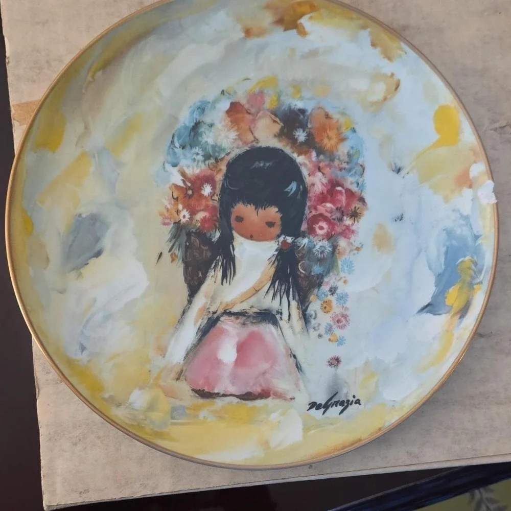 Fairmont De Grazia Flower Girl Limited Edition Fine China Plate 1978